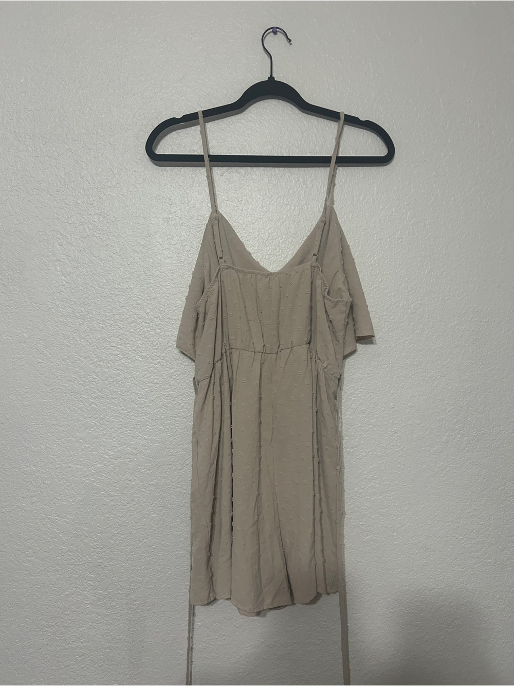 Beige Ruffle Romper - Picture 3 of 3